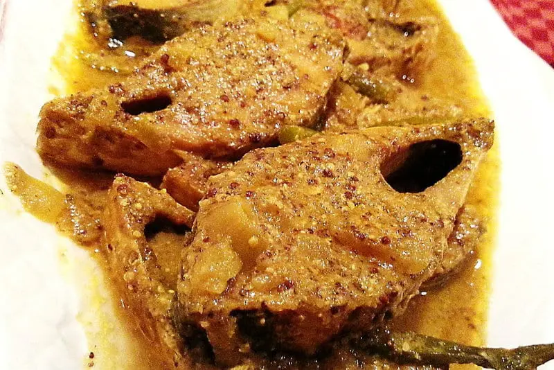Traditional Bengali Hilsa fish curry