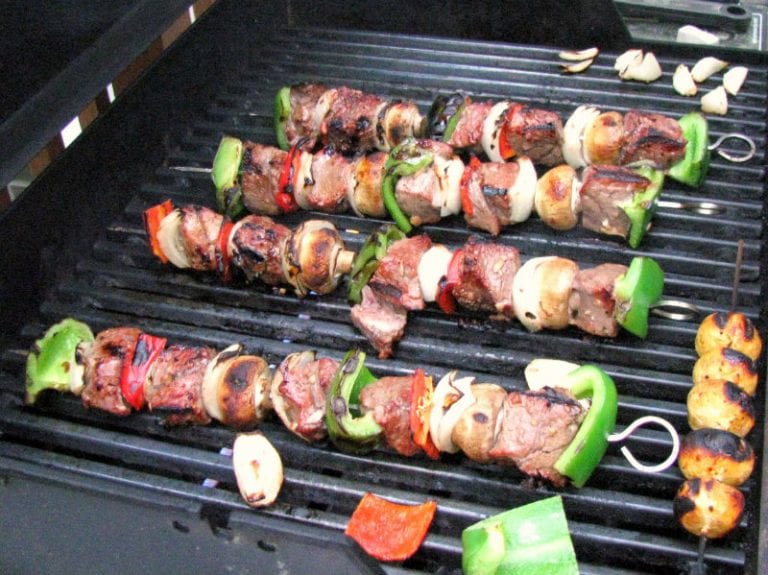 Crocodile skewers