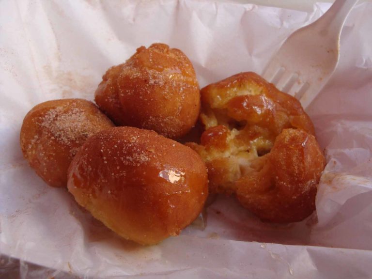 Deep fried butter balls
