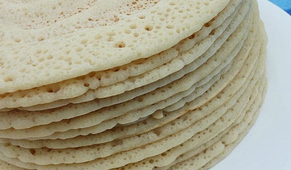 Canjeero is the famous Somalian staple breakfast dish