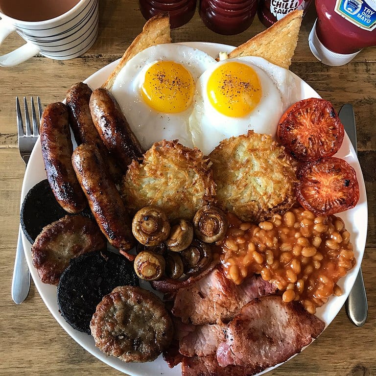Full English Breakfast - a British favourite