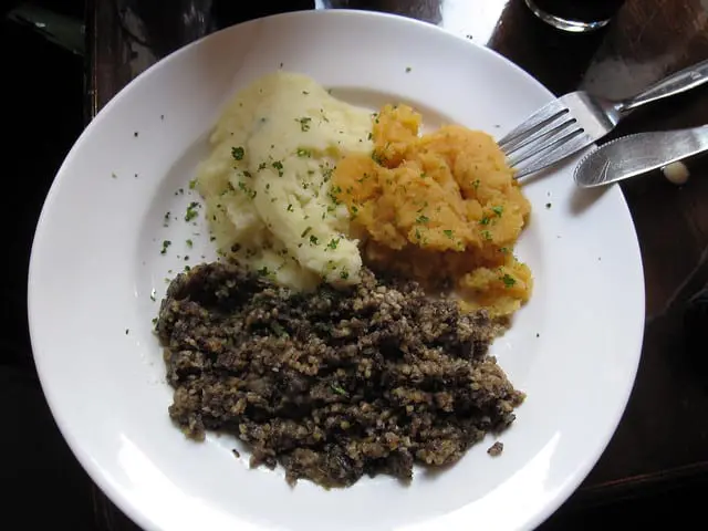 Traditional Scottish haggis