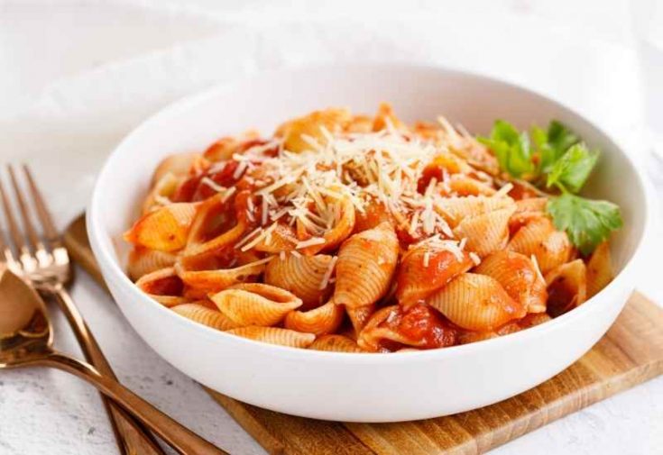 Italian Conchiglie Pasta in Tomato Sauce Recipe 1