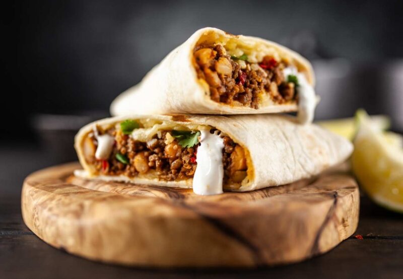 Beef burrito