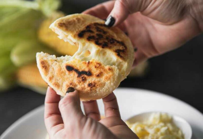 Arepa con queso