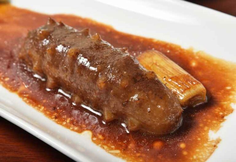Braised sea cucumber