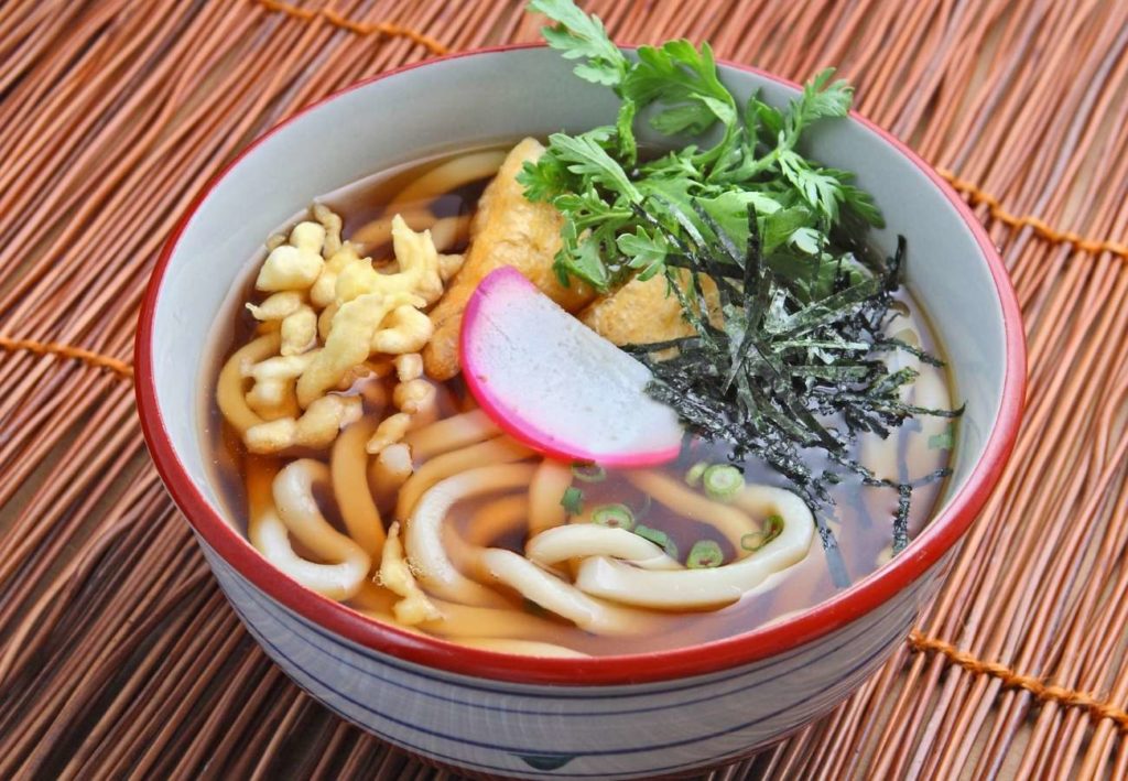 Japanese udon soup