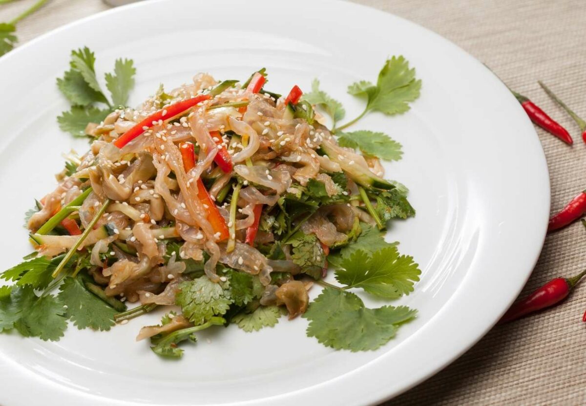 Sesame Jellyfish Salad Recipe Travel Food Atlas