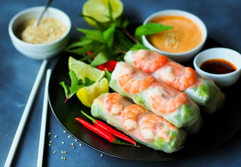 Vietnamese spring rolls