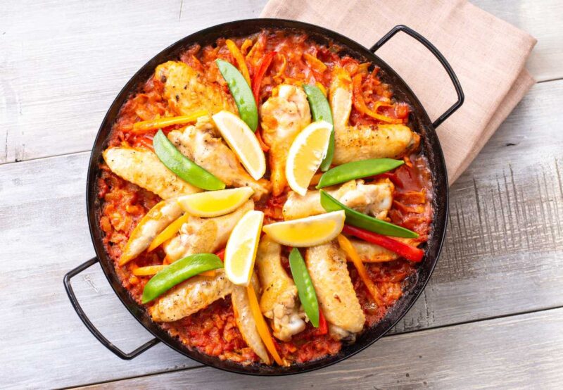 Chicken paella