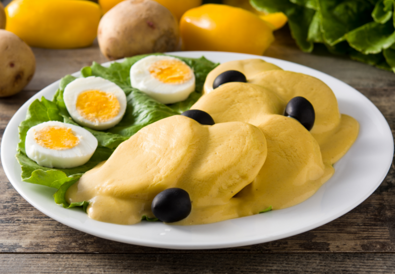 Peruvian Papa a La Huancaina