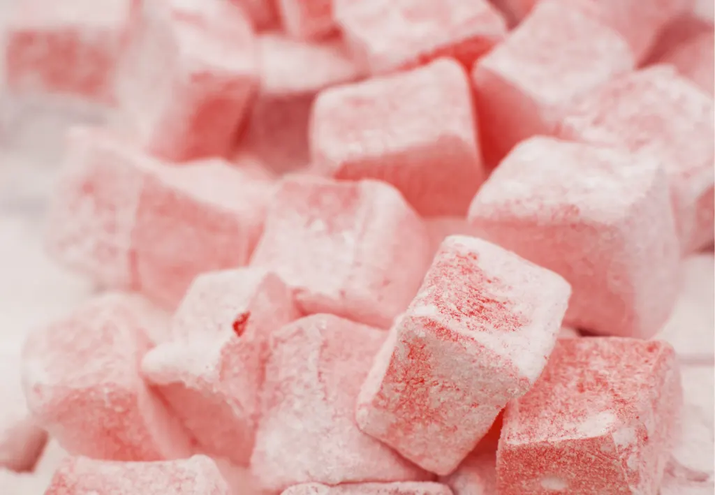 Red Turkish delight