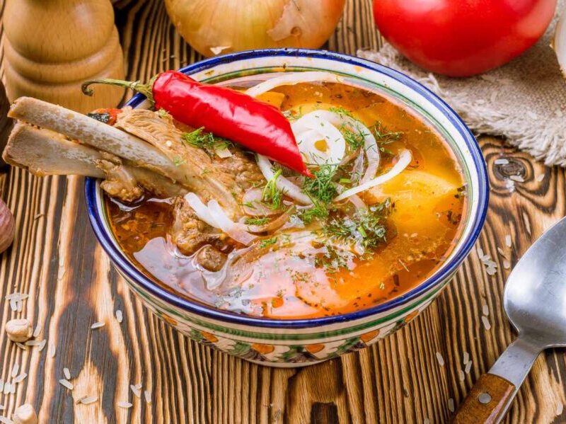 Shurpa mutton soup