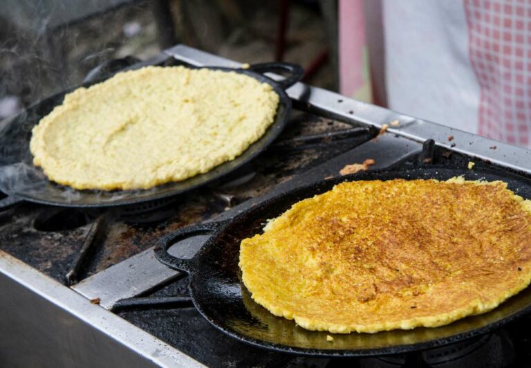 Chorreadas cooking