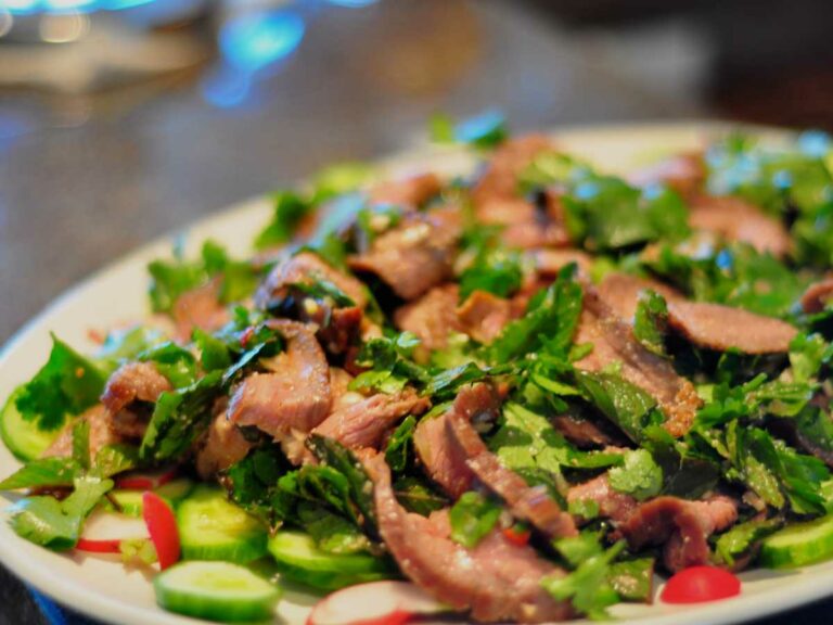 Thai Beef Waterfall Salad