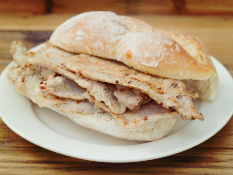 Bifana on a plate