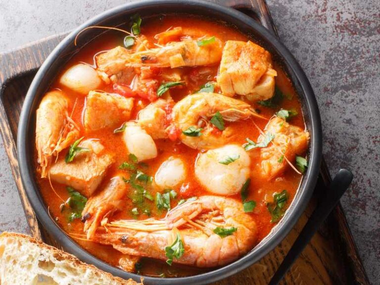 Brudet with prawns
