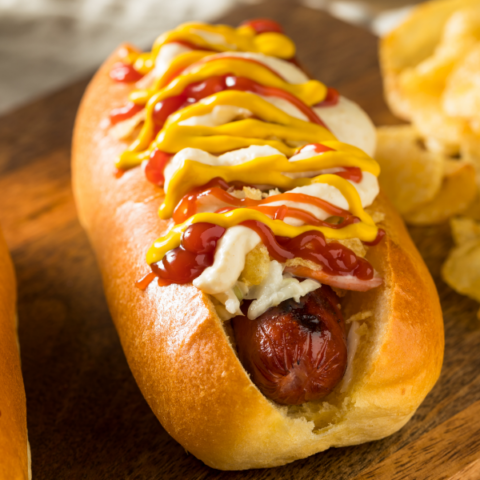 Perro caliente Colombian hot dog