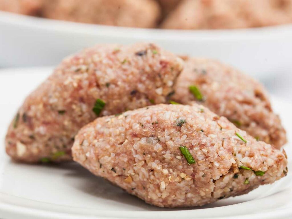 Kibbeh Nayyeh Shaped