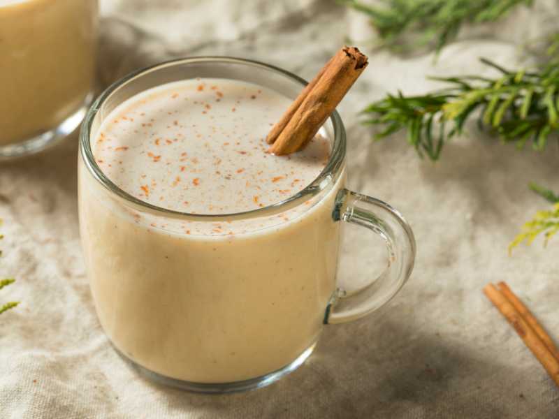 Alcoholic coconut coquito