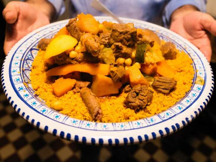 Tunisian Couscous with Meat & Vegetables Recipe | Travel Food Atlas