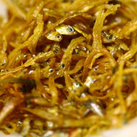 Fried Dilis fish