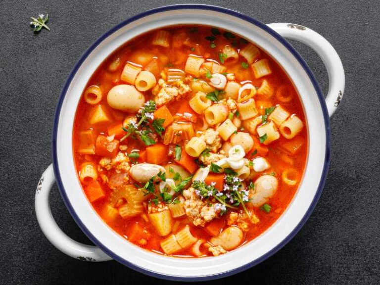 Pasta Fagioli with chicken