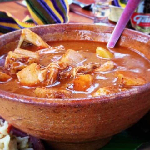 Subanik served in earthenware.